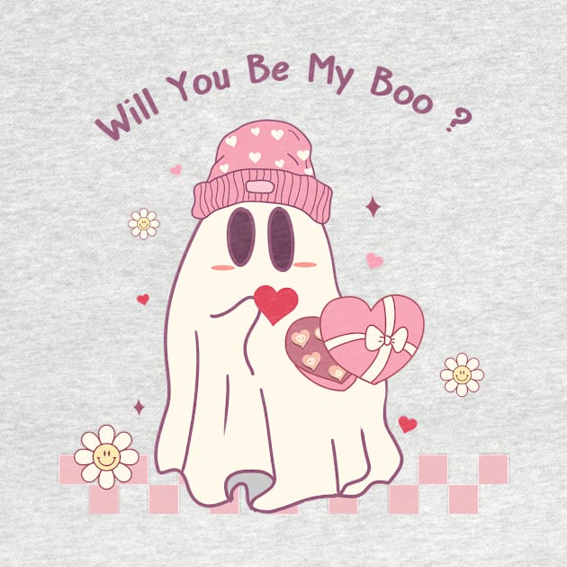 Will You Be My Boo? Cute Ghost Love by Nessanya